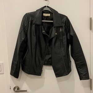 Faux Leather Jacket